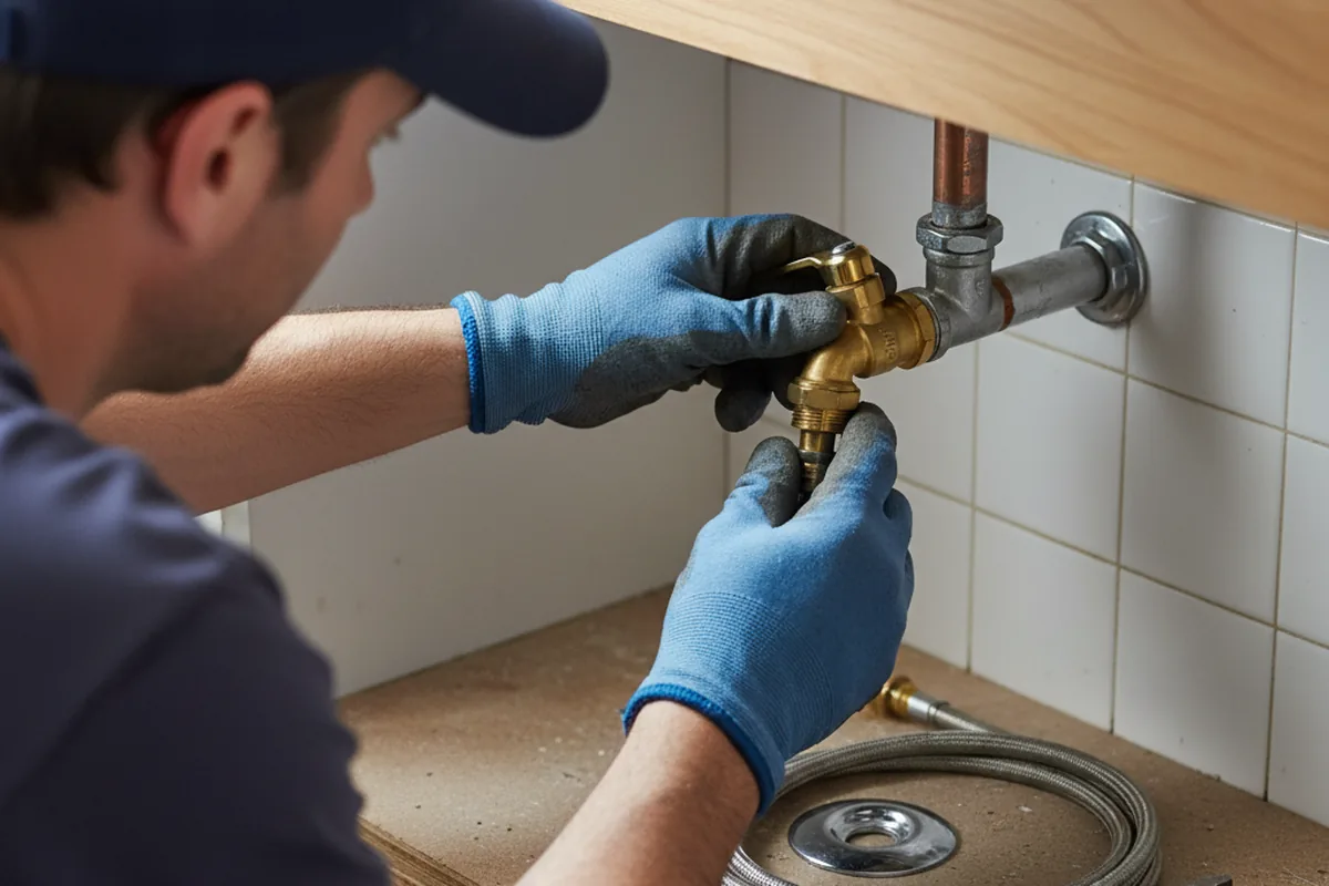 Shutoff valve and fitting work during Repiping in Corona Del Mar